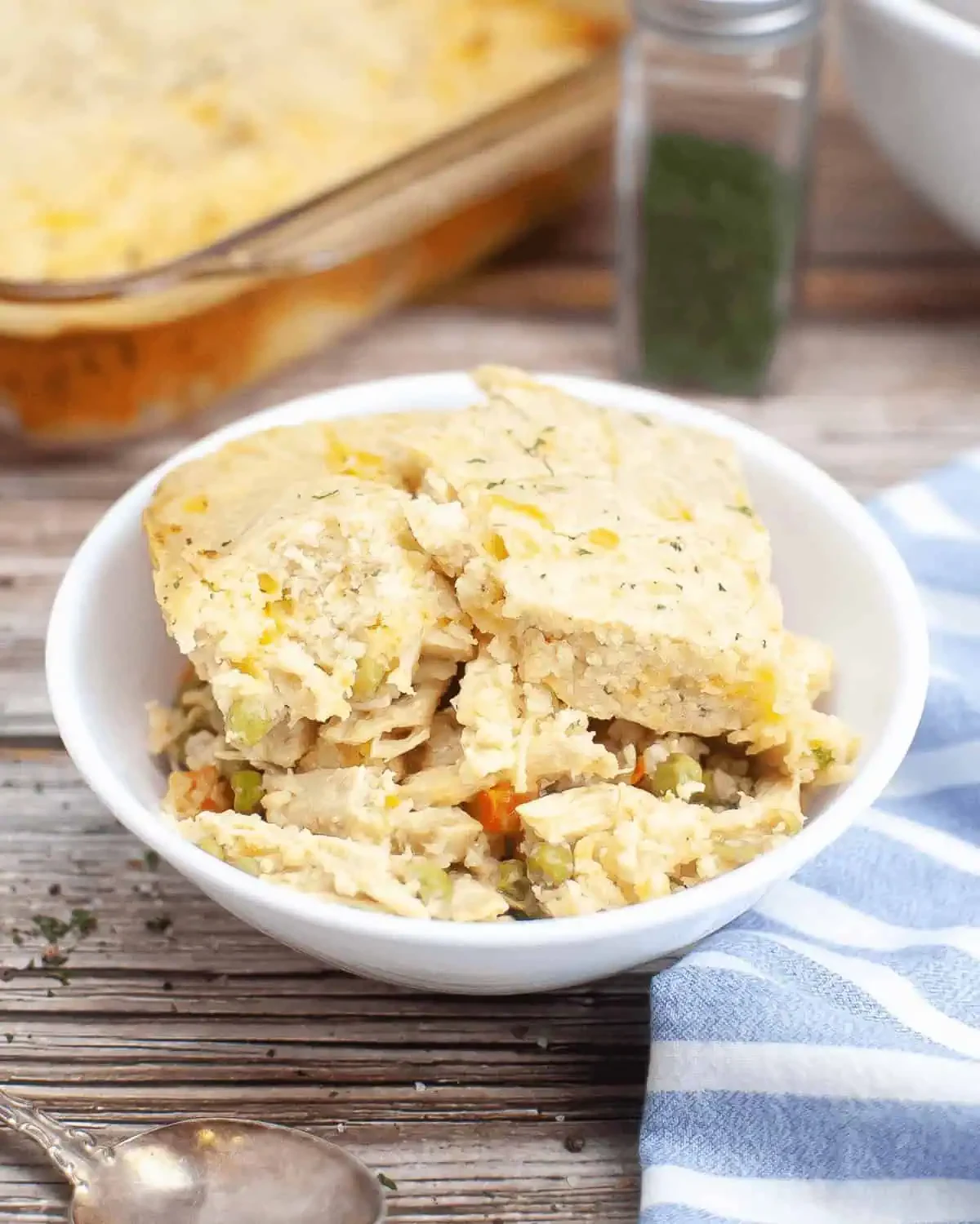 Chicken Cobbler Casserole