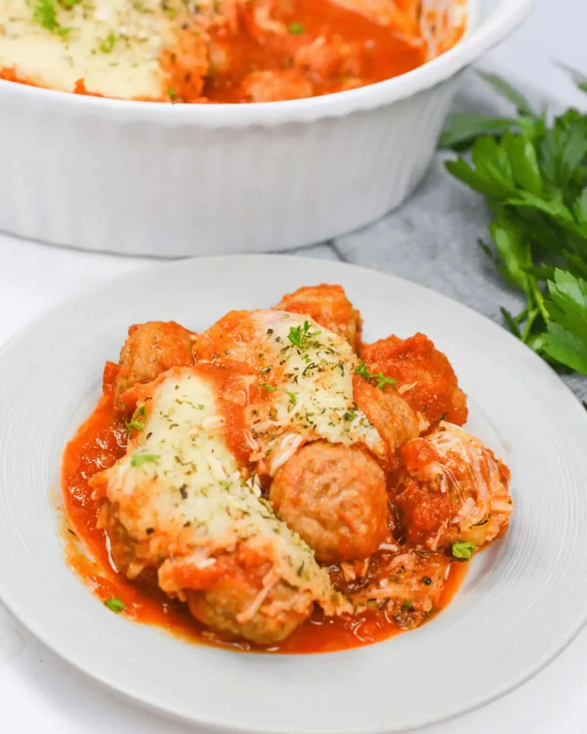 Dump and Bake Meatball Casserole