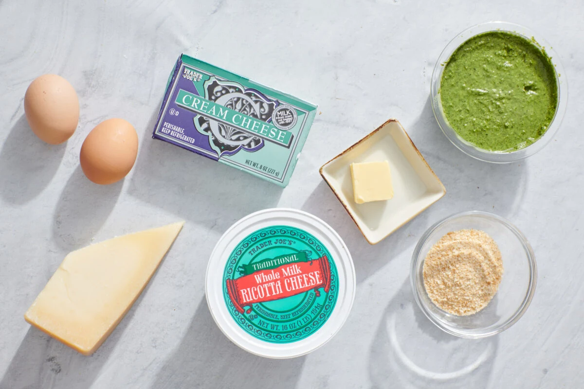 Savory Basil Pesto Cheesecake Dip