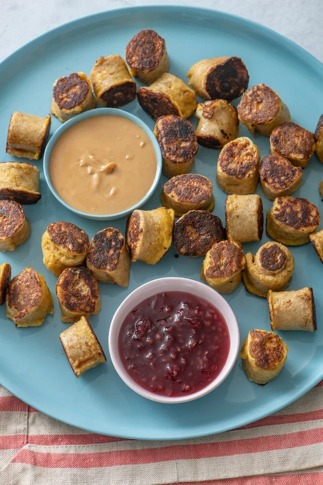 Peanut Butter French Toast Sushi Rolls