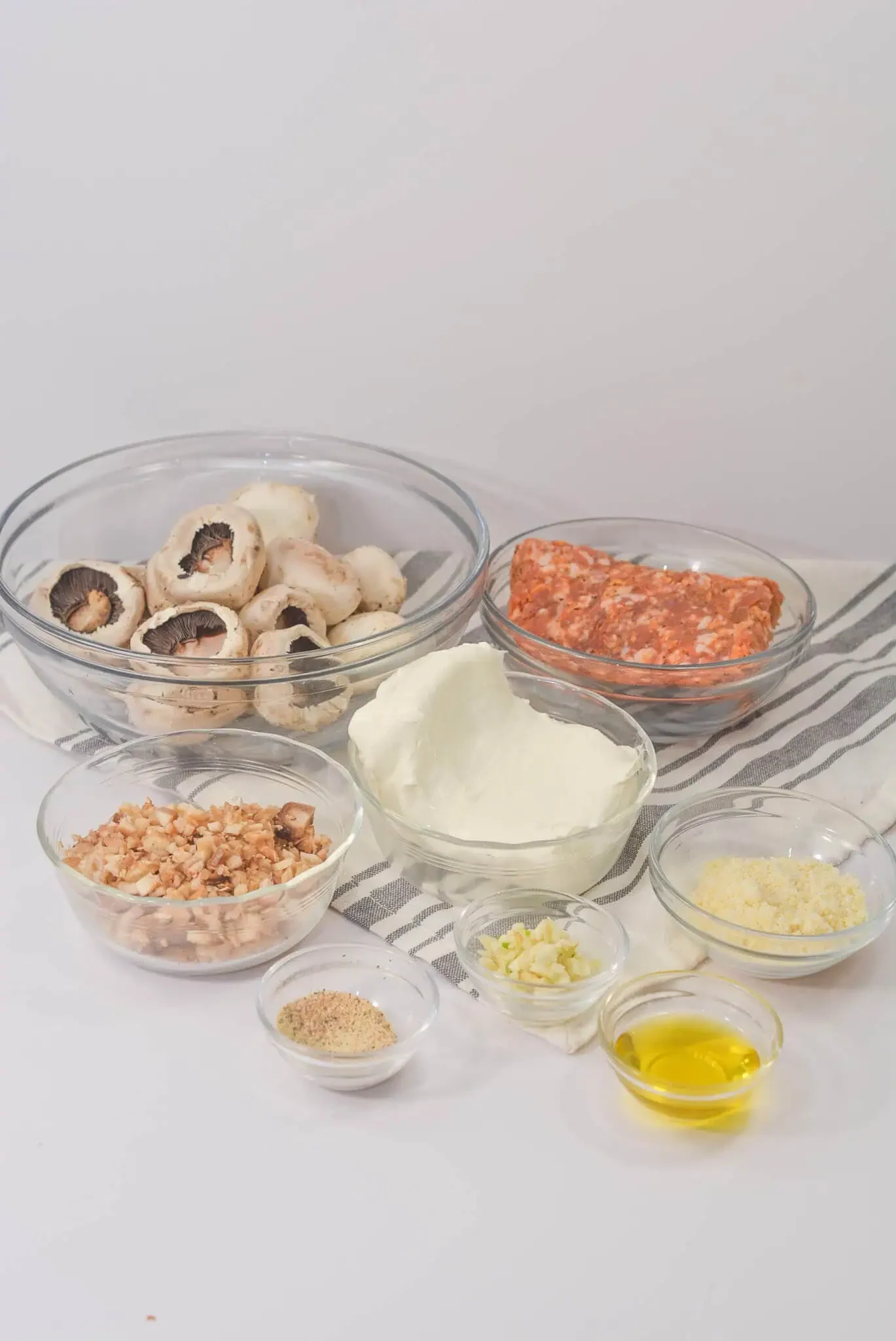 Sausage Cream Cheese Filled Mushrooms