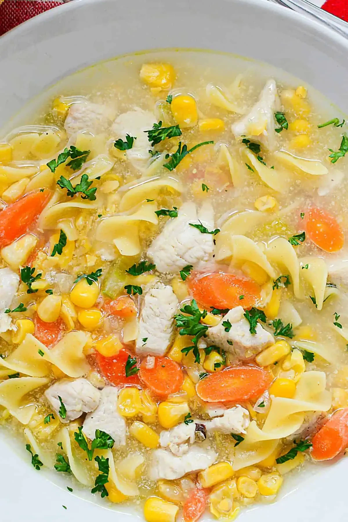 Chicken Corn Noodle Soup