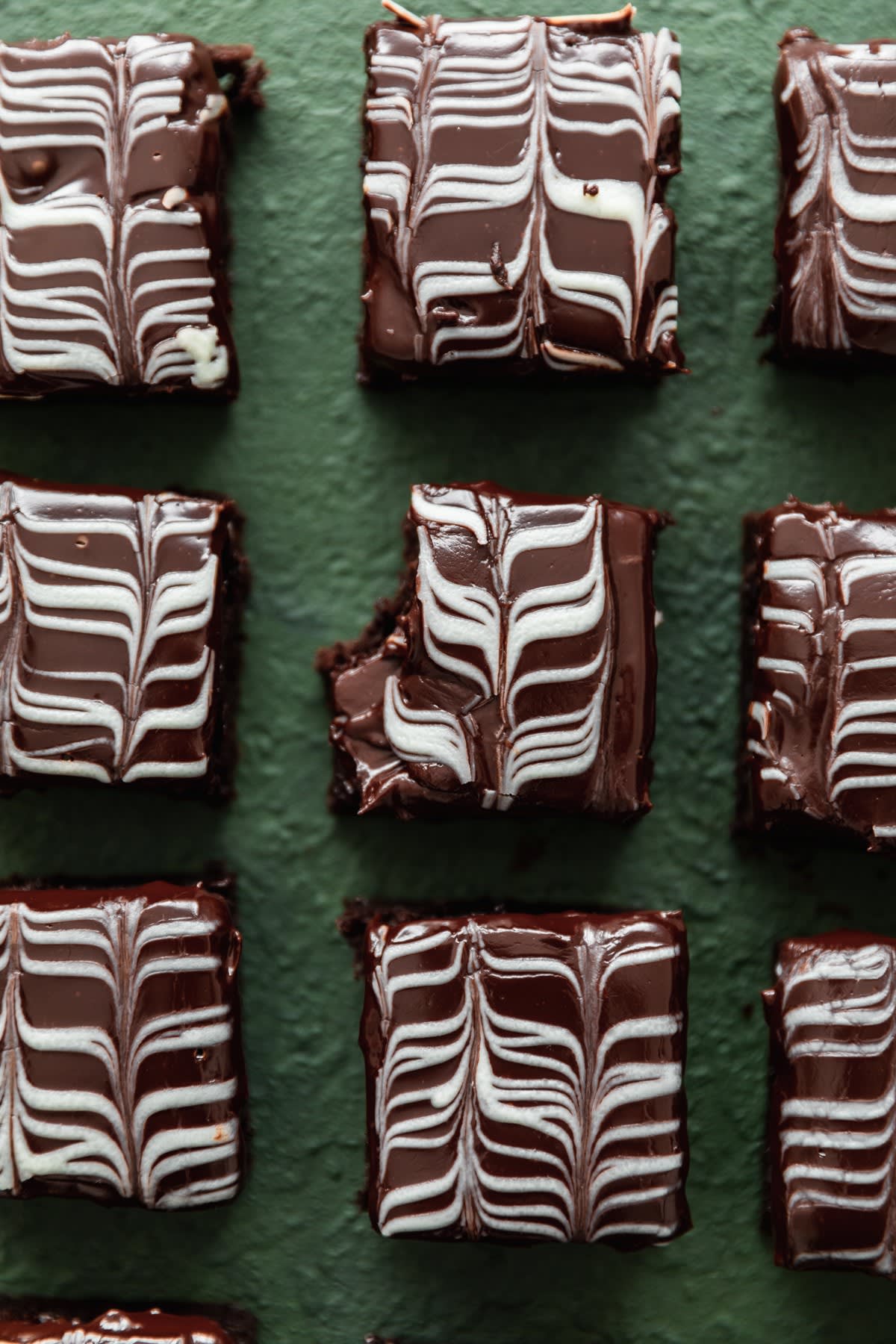 Fudgy Irish Coffee Brownies With Whiskey Ganache
