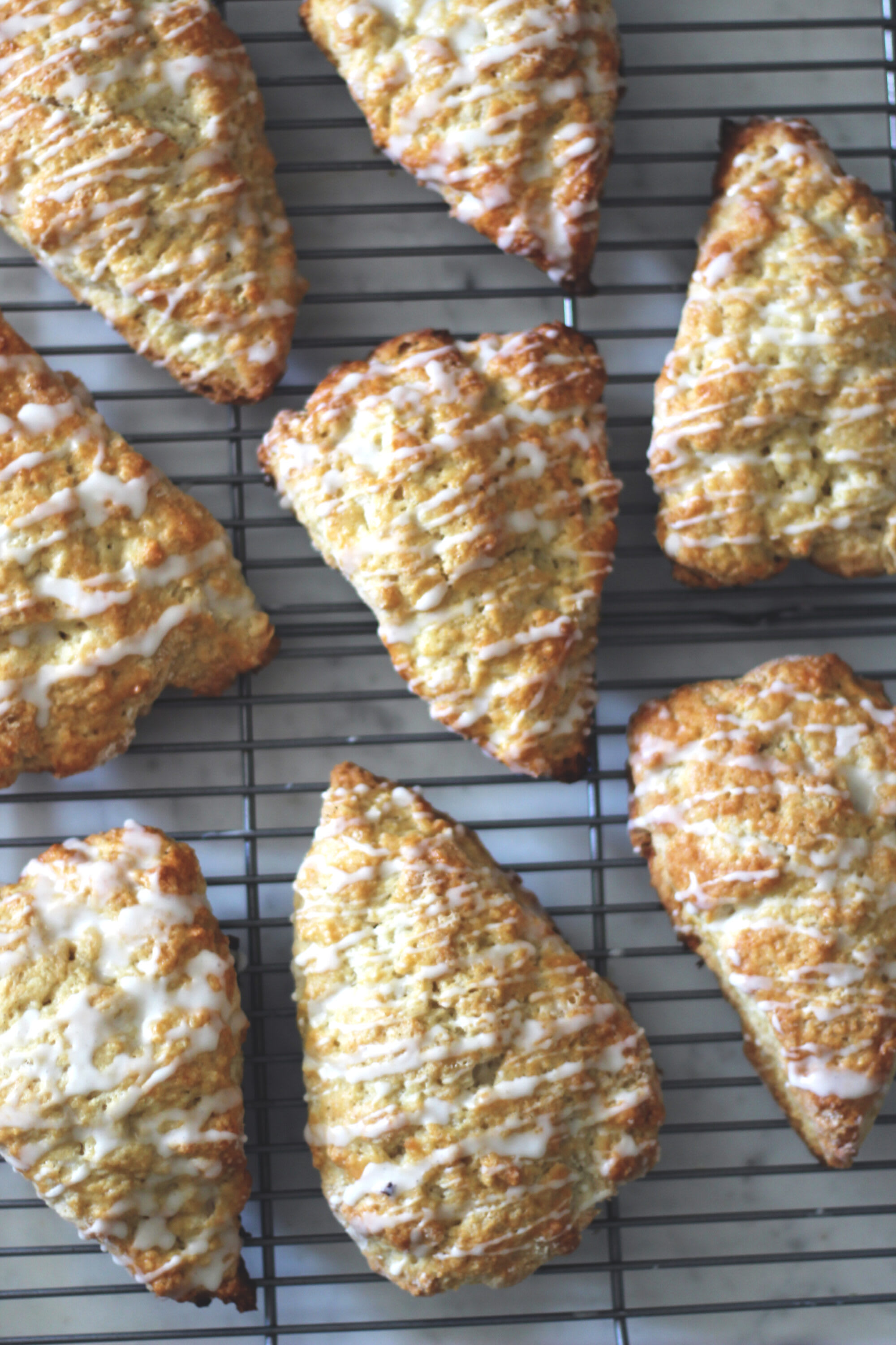 Vanilla + Cardamom Scones With Strawberry Curd