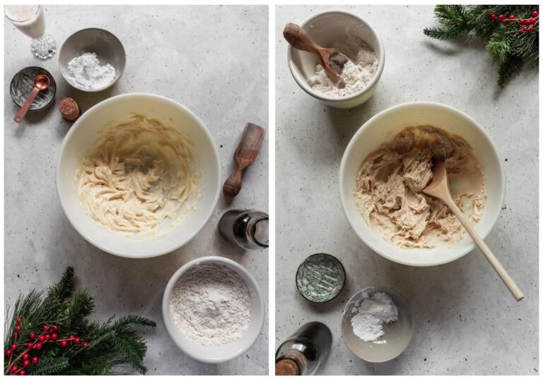 Eggnog Cookies With Boozy Glaze