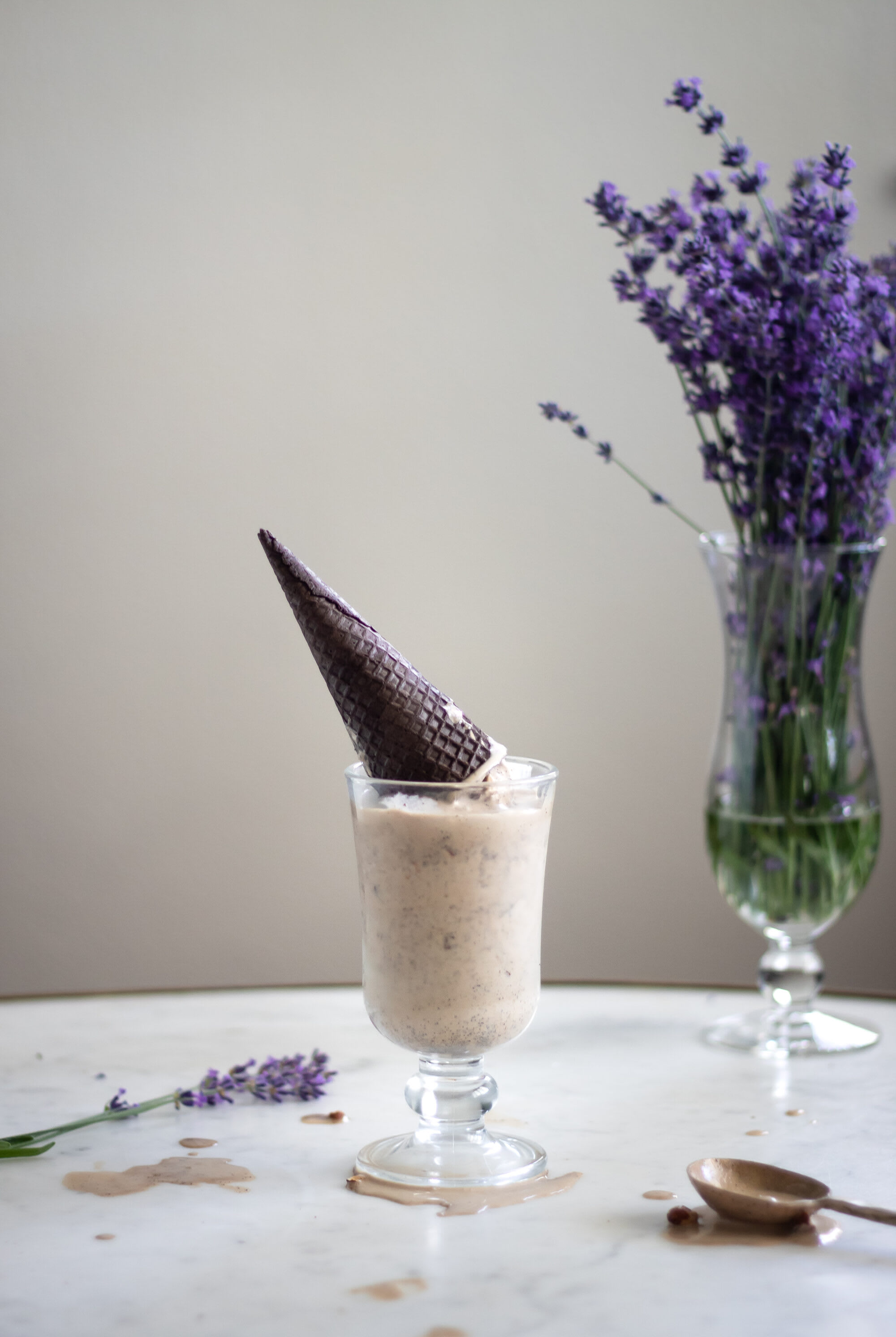 Coffee & Almond Ice Cream
