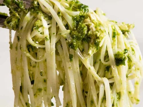 Green Ginger Rice Noodles
