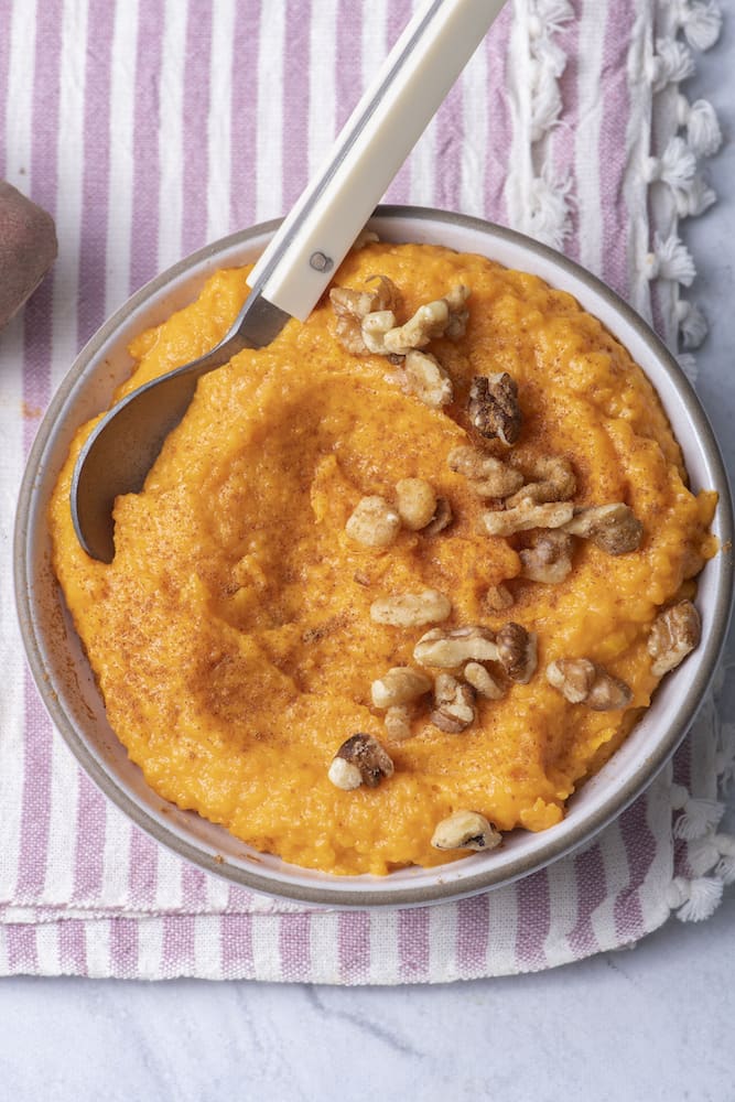 Vegan Whipped Coconut Sweet Potatoes