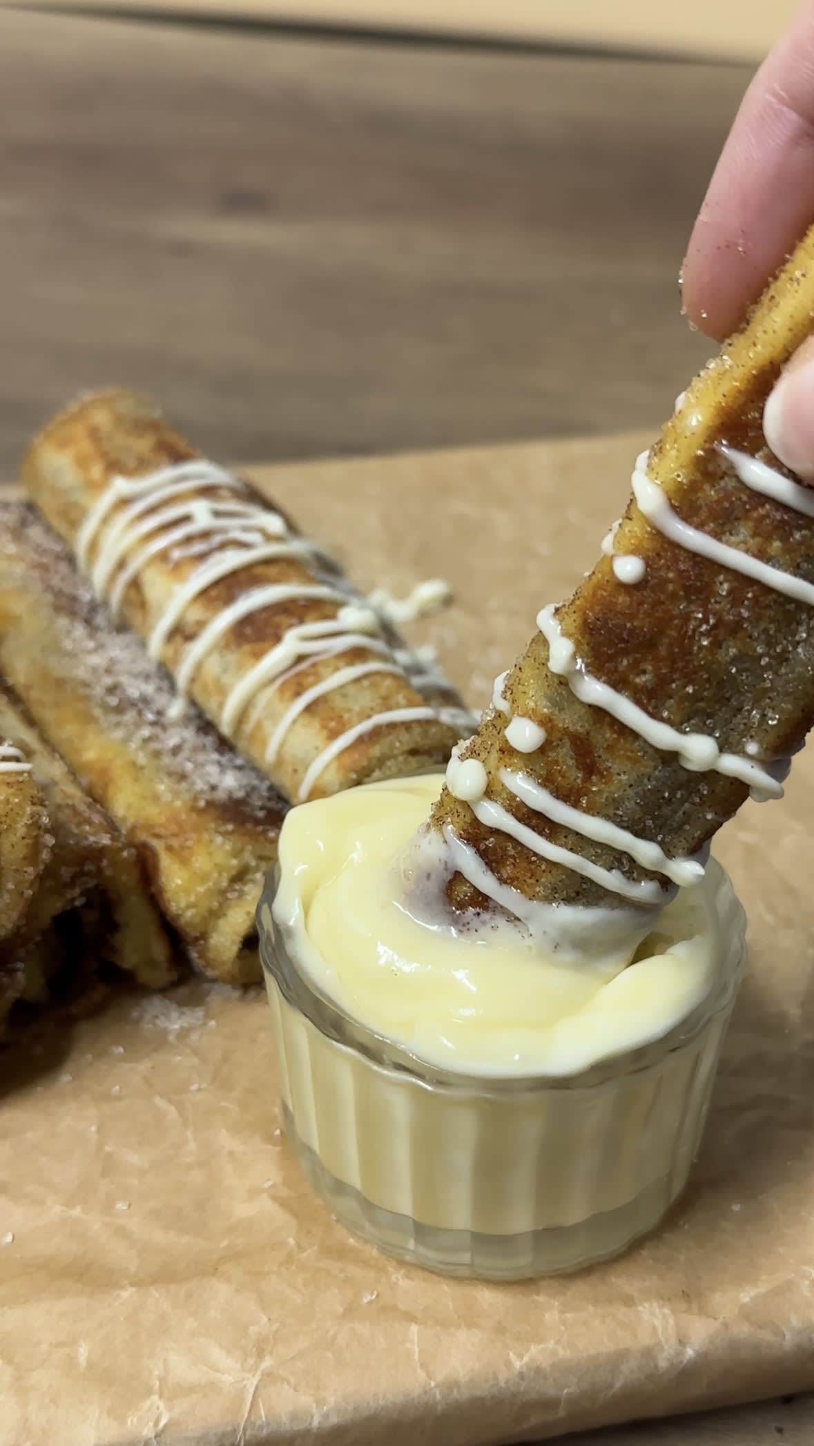 Cinnamon Roll French Toast Roll