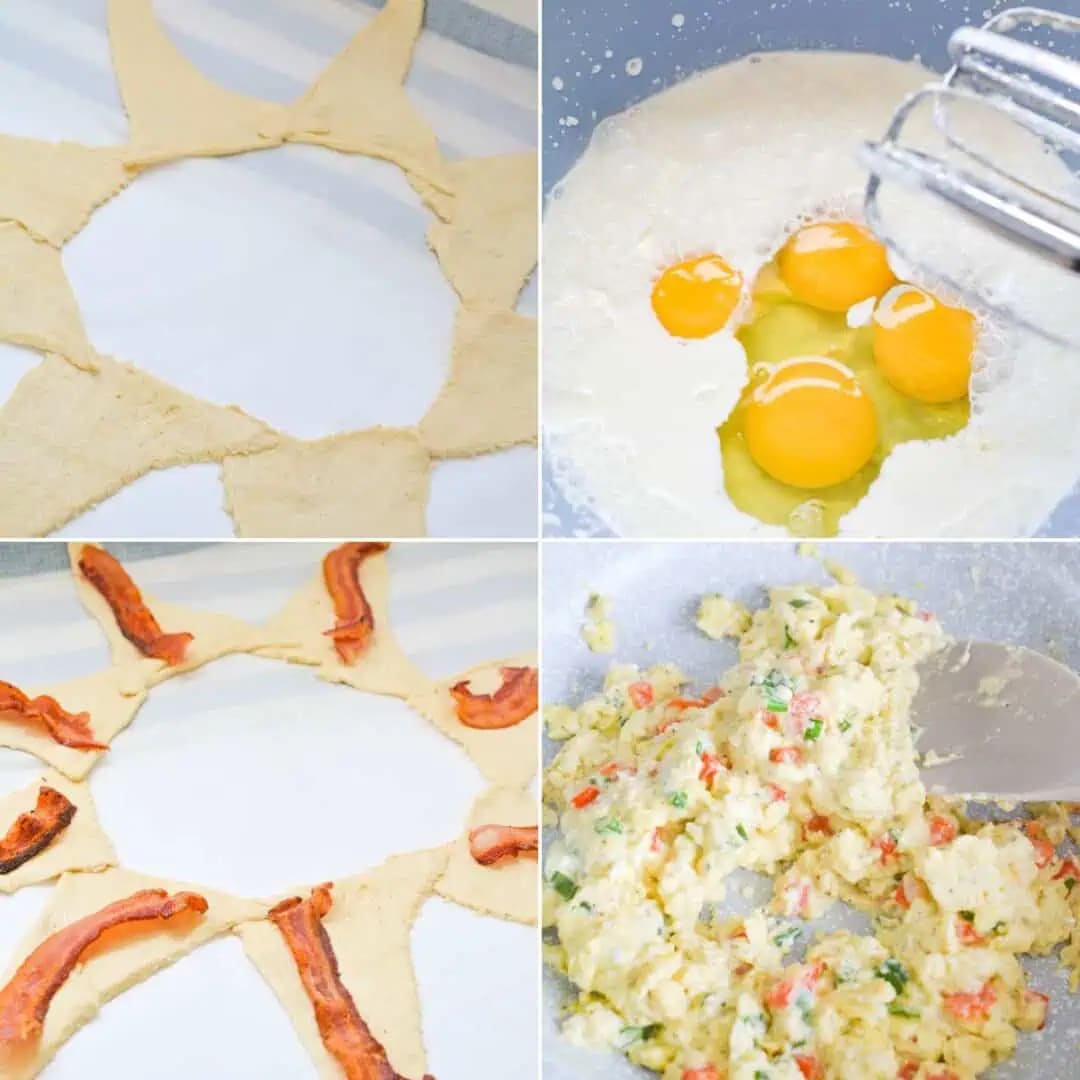 Breakfast Crescent Roll Ring