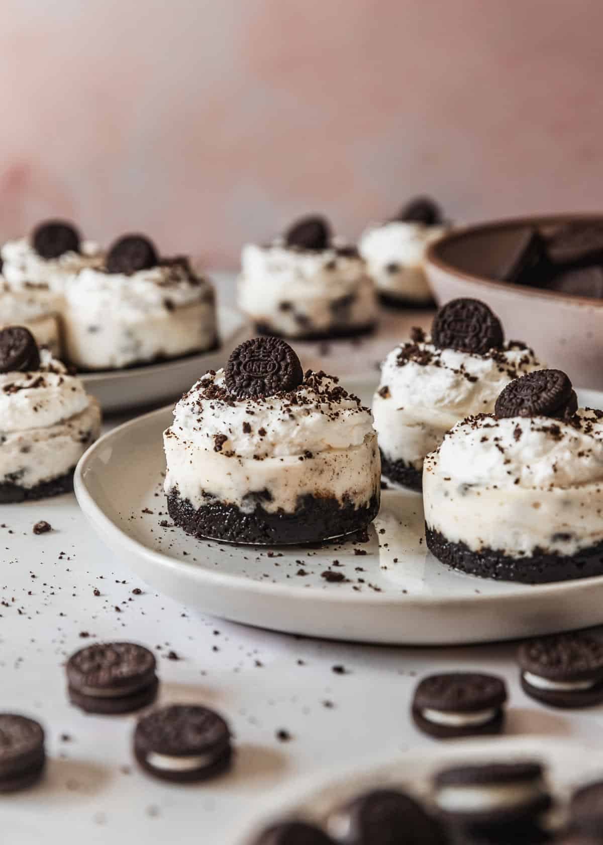 Mini Oreo Cheesecakes
