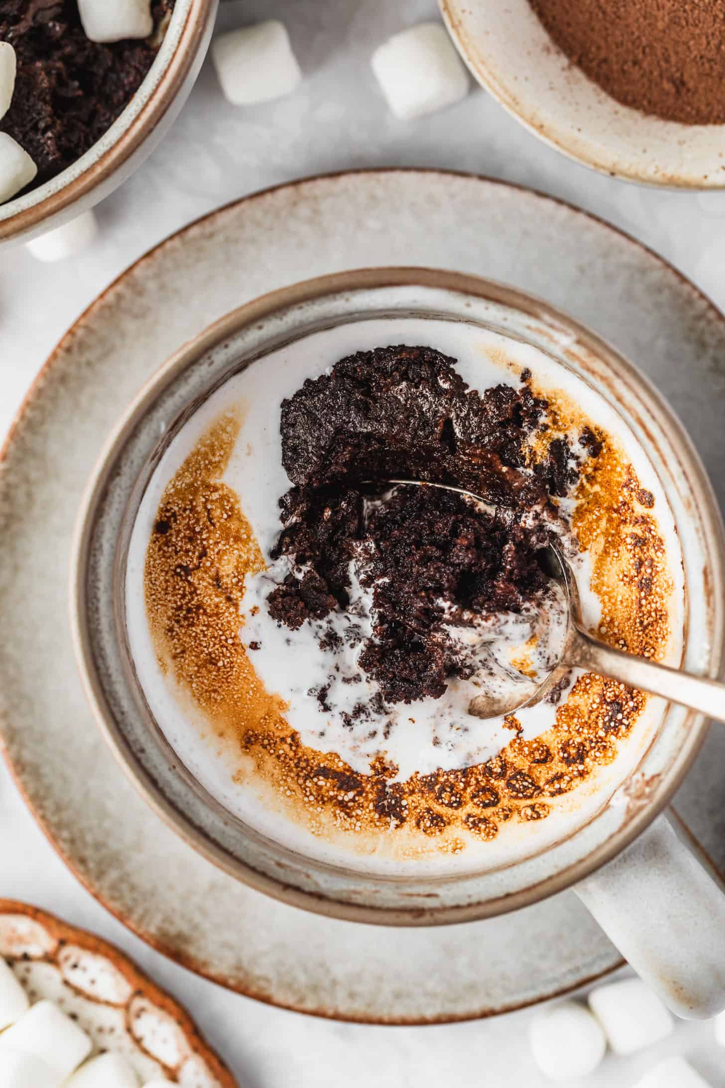 A Cozy Hot Chocolate Mug Cake