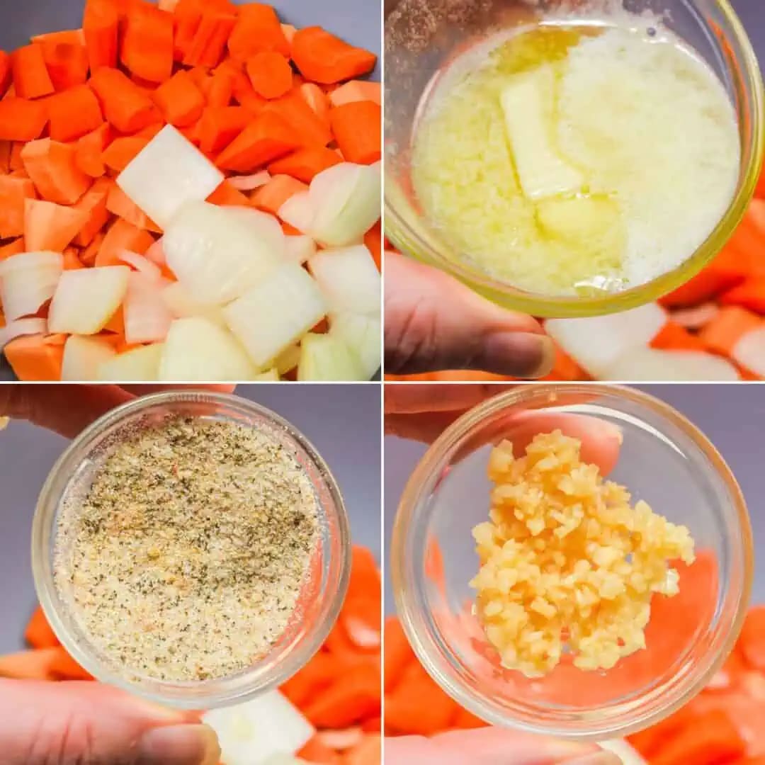 Roasted Sweet Potatoes and Carrots