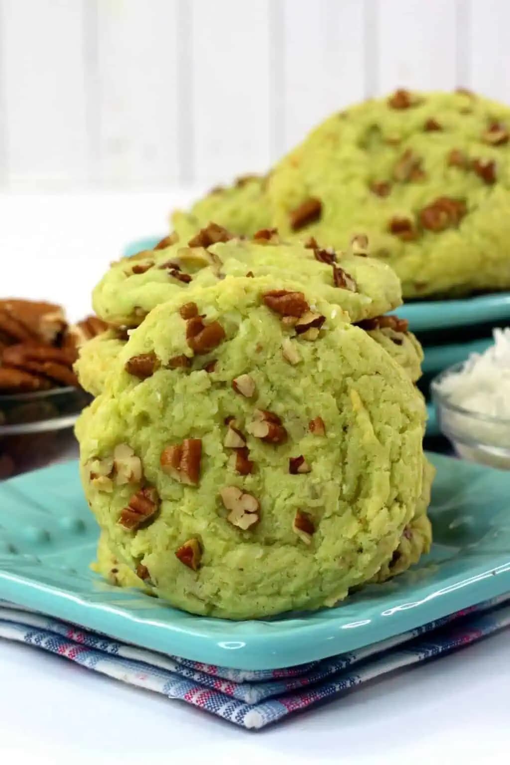 Watergate Pistachio Pudding Cookies