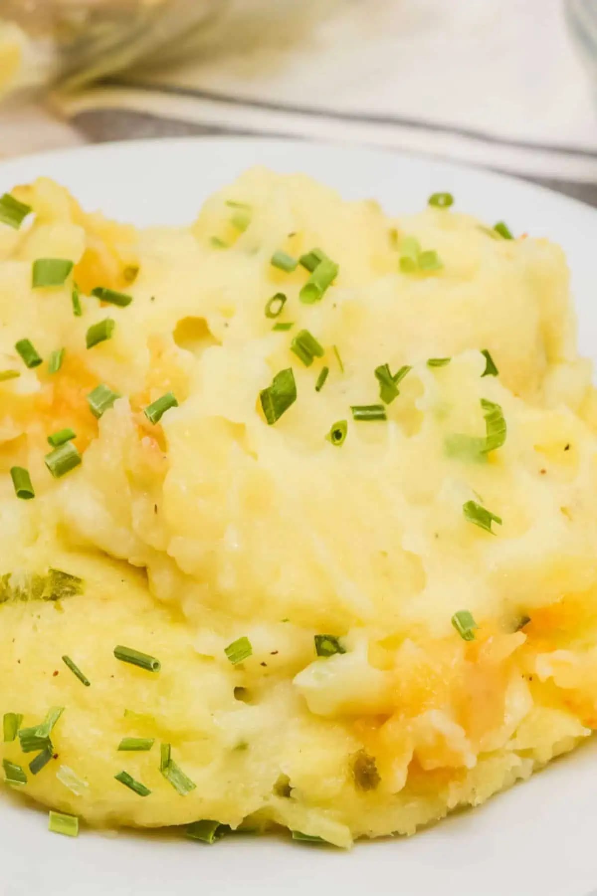 Baked Twice Mashed Potatoes