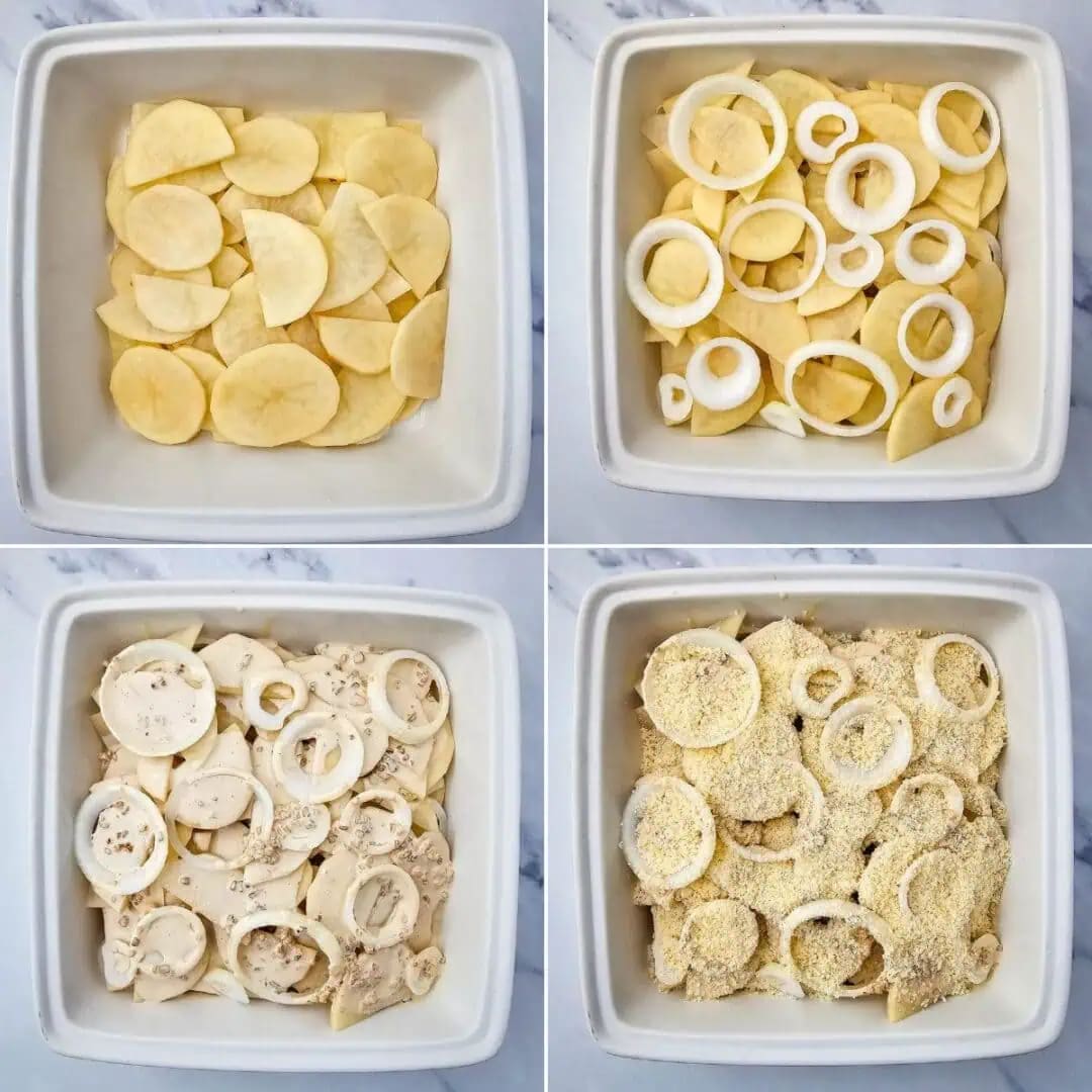 French Onion Potato Bake