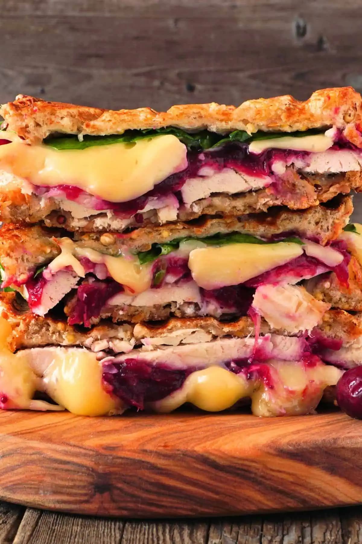 Leftover Turkey Panini (Thanksgiving Panini)
