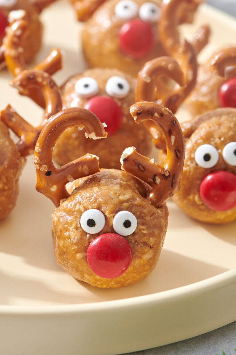 No-Bake Reindeer Bites
