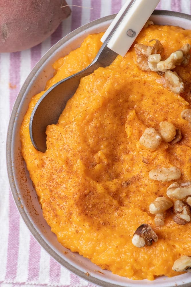 Vegan Whipped Coconut Sweet Potatoes