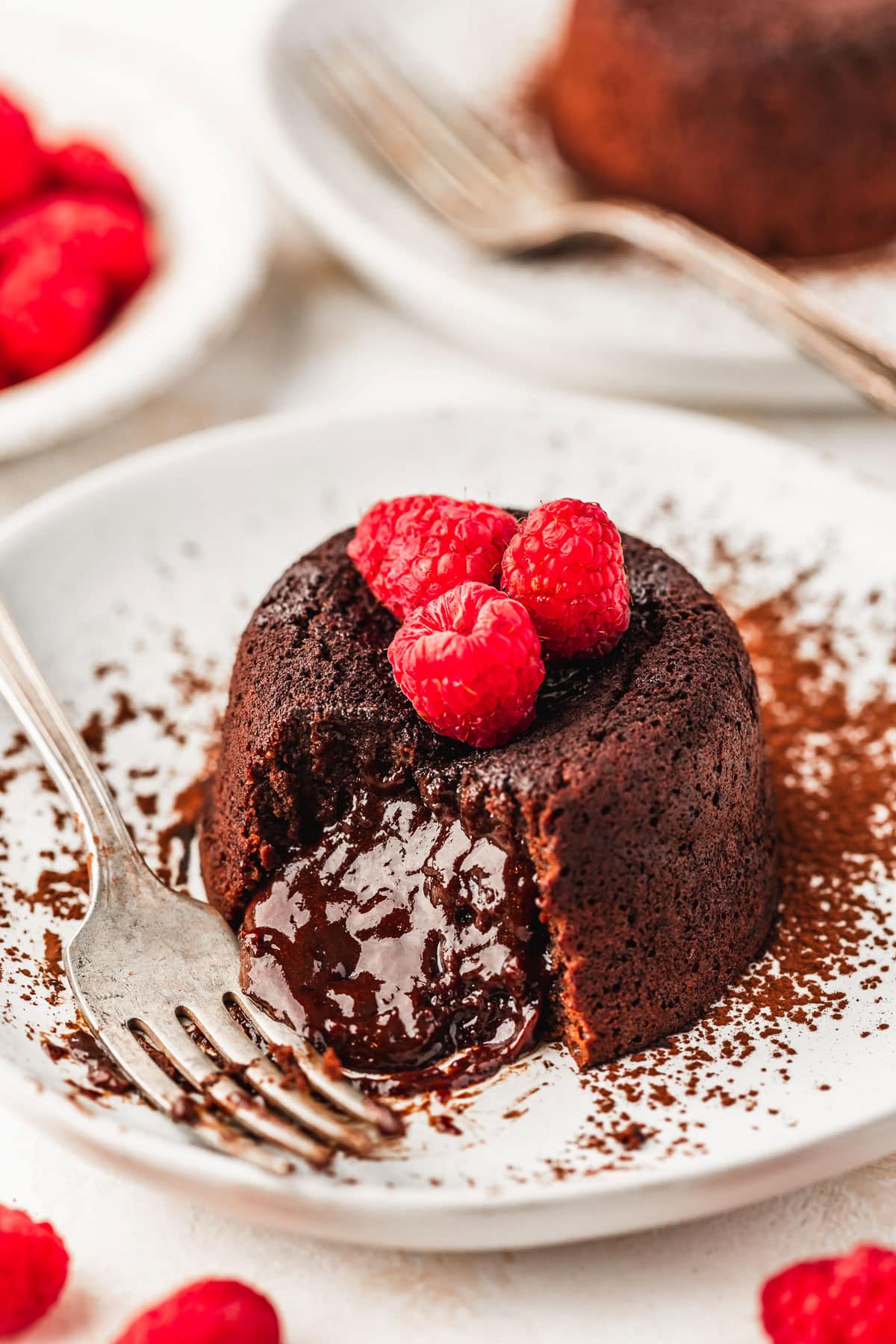 Chocolatey Molten Lava Cakes for Two