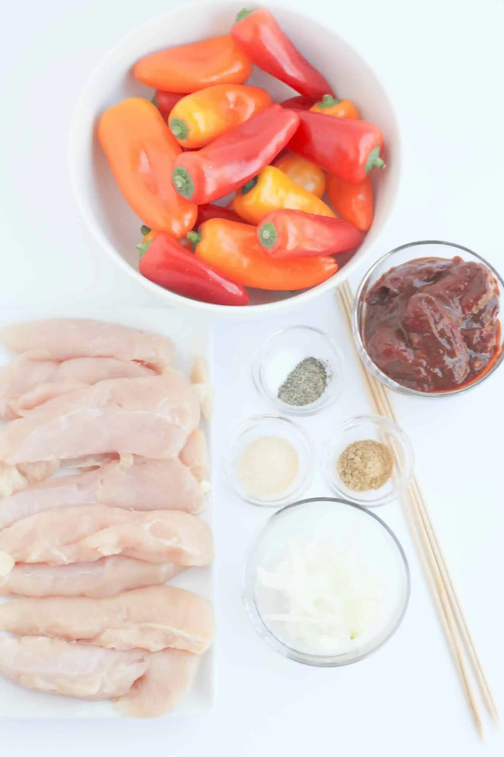 Chipotle Oven Chicken Kabobs