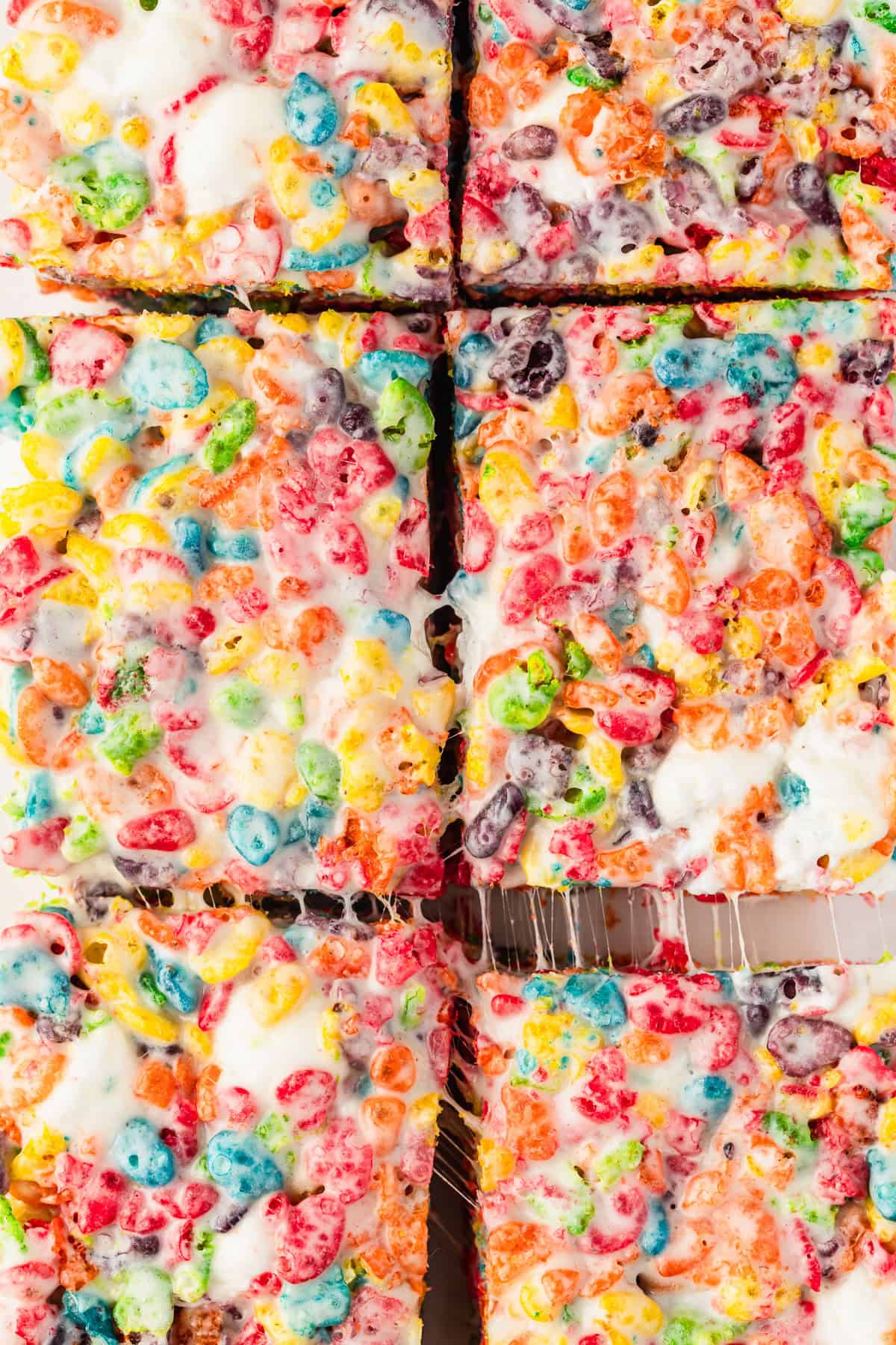 Small Batch Marshmallow Fruity Pebbles Treats