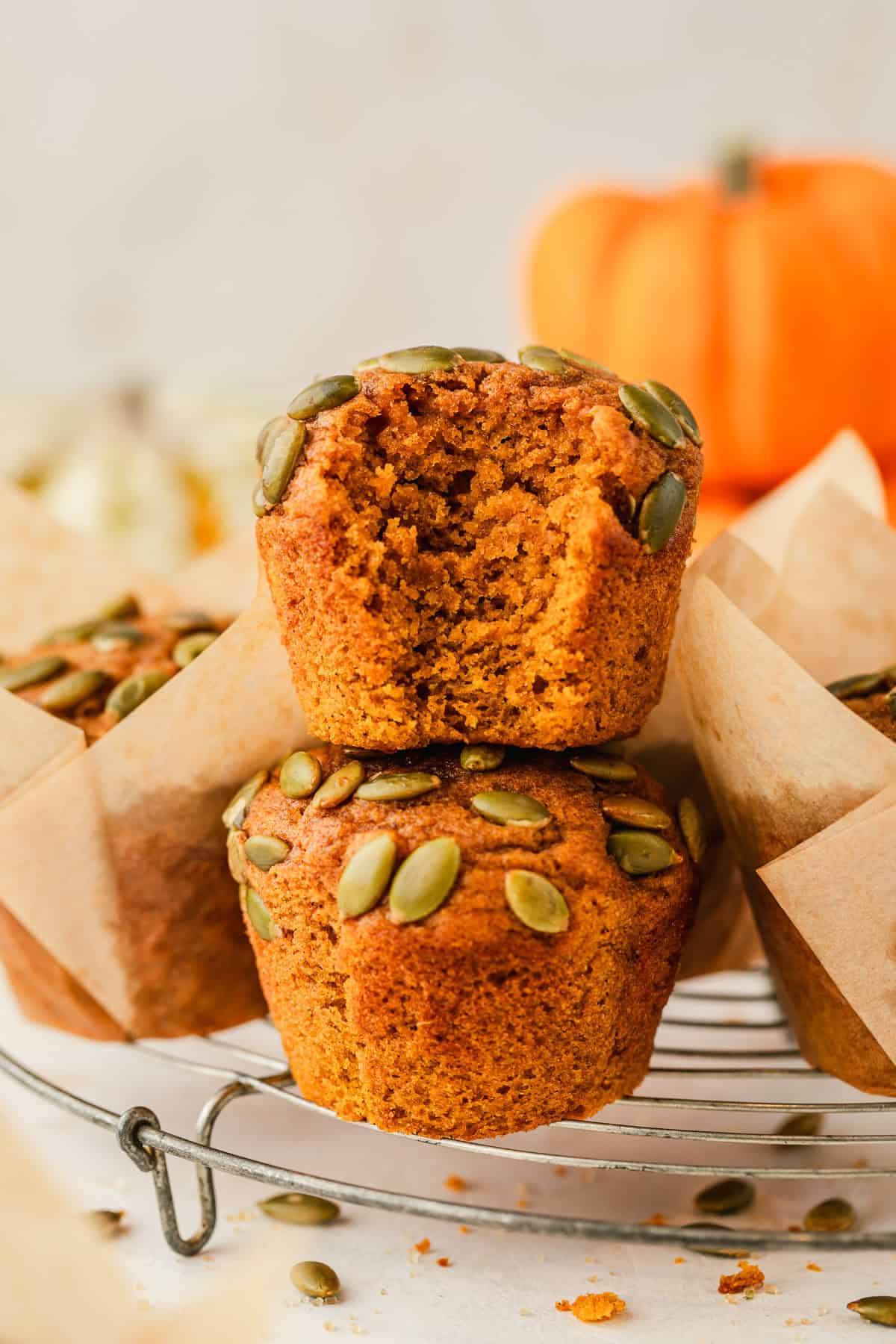 One Bowl Small Batch Pumpkin Muffins