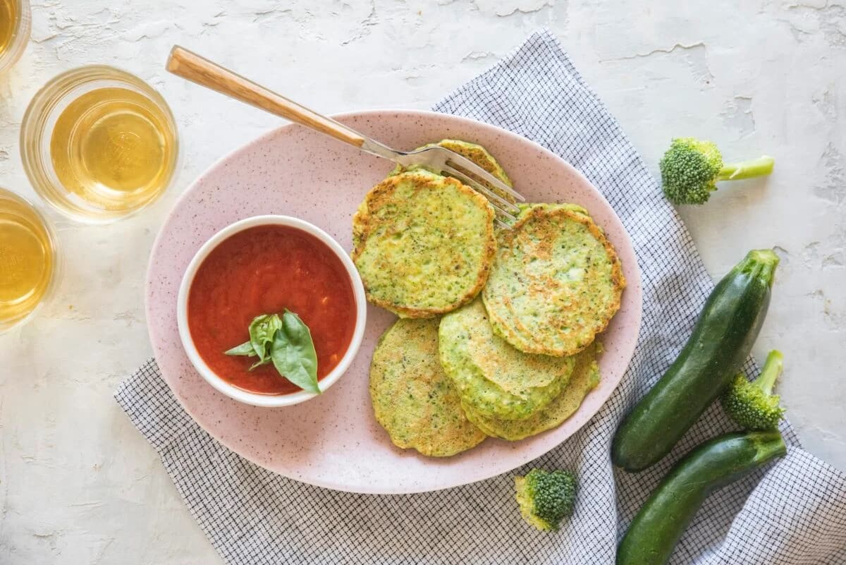 Green Veggie Pancakes