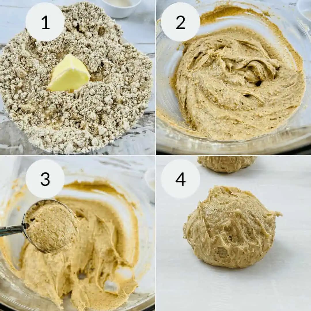 Gingerbread Sugar Cookies with Eggnog Frosting