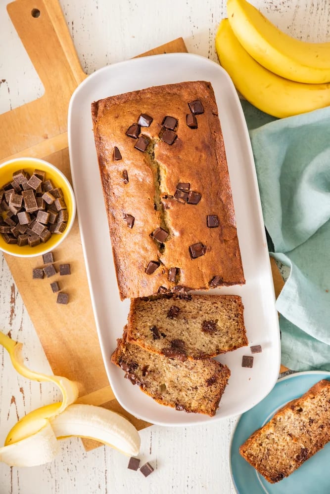 Banana Chocolate Chip Bread
