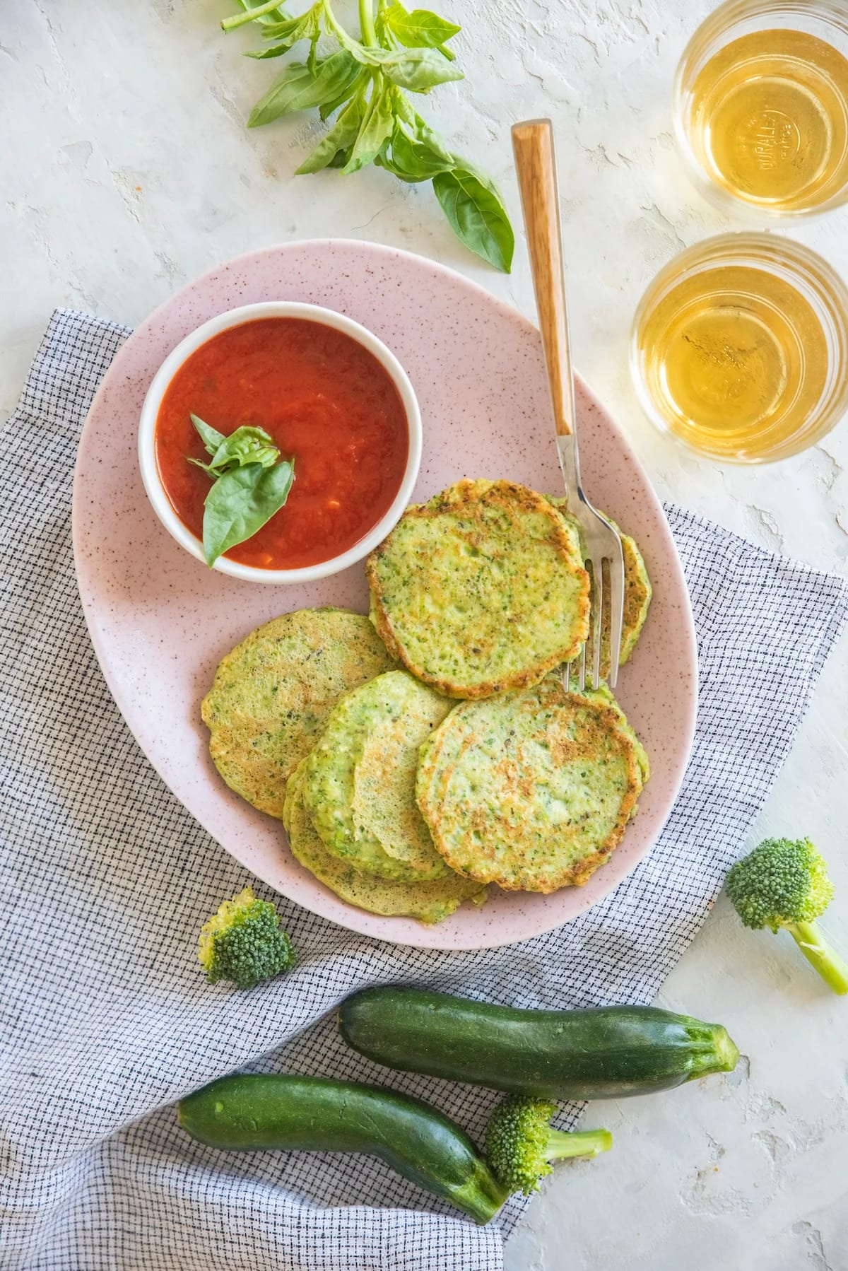 Green Veggie Pancakes
