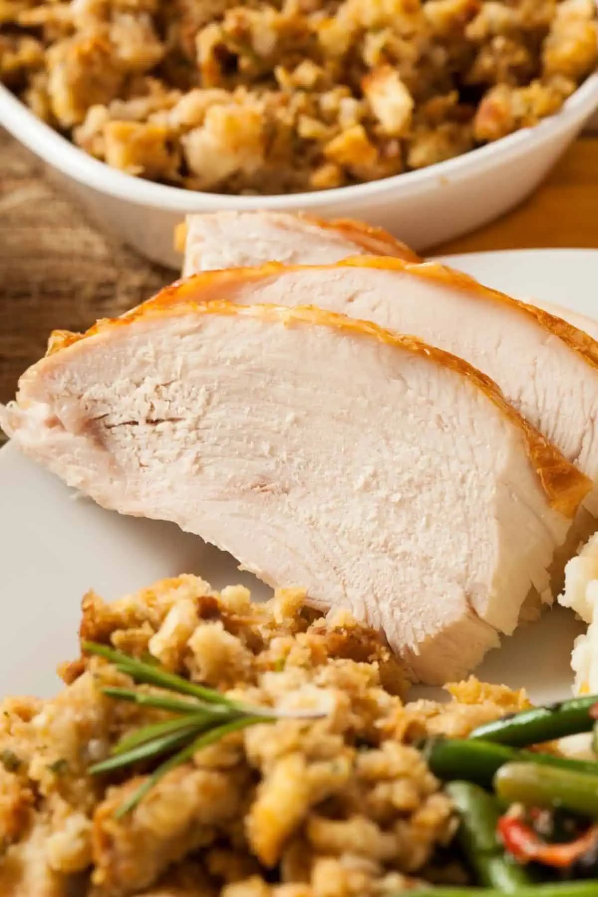 Crock Pot Turkey Breast and Stuffing
