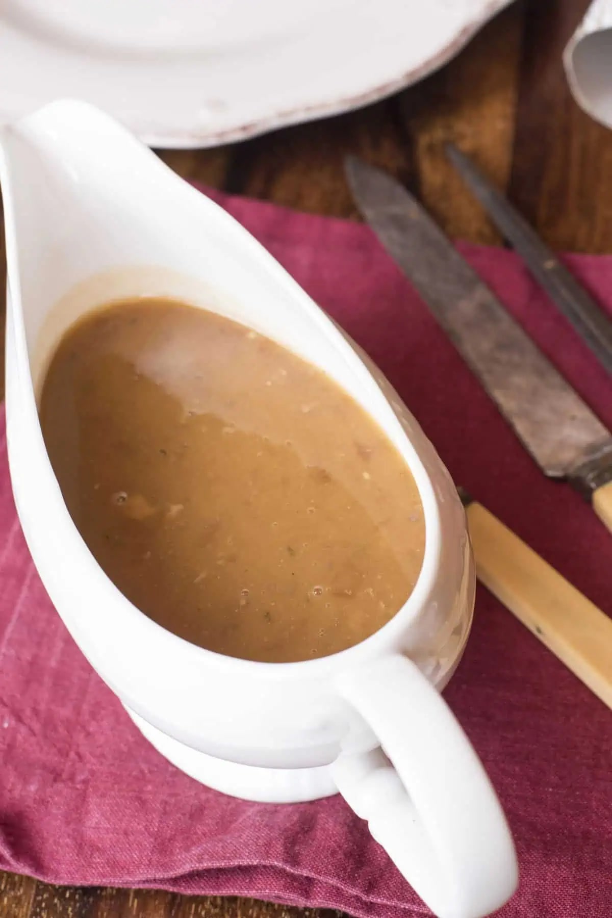 Turkey Gravy from the Drippings