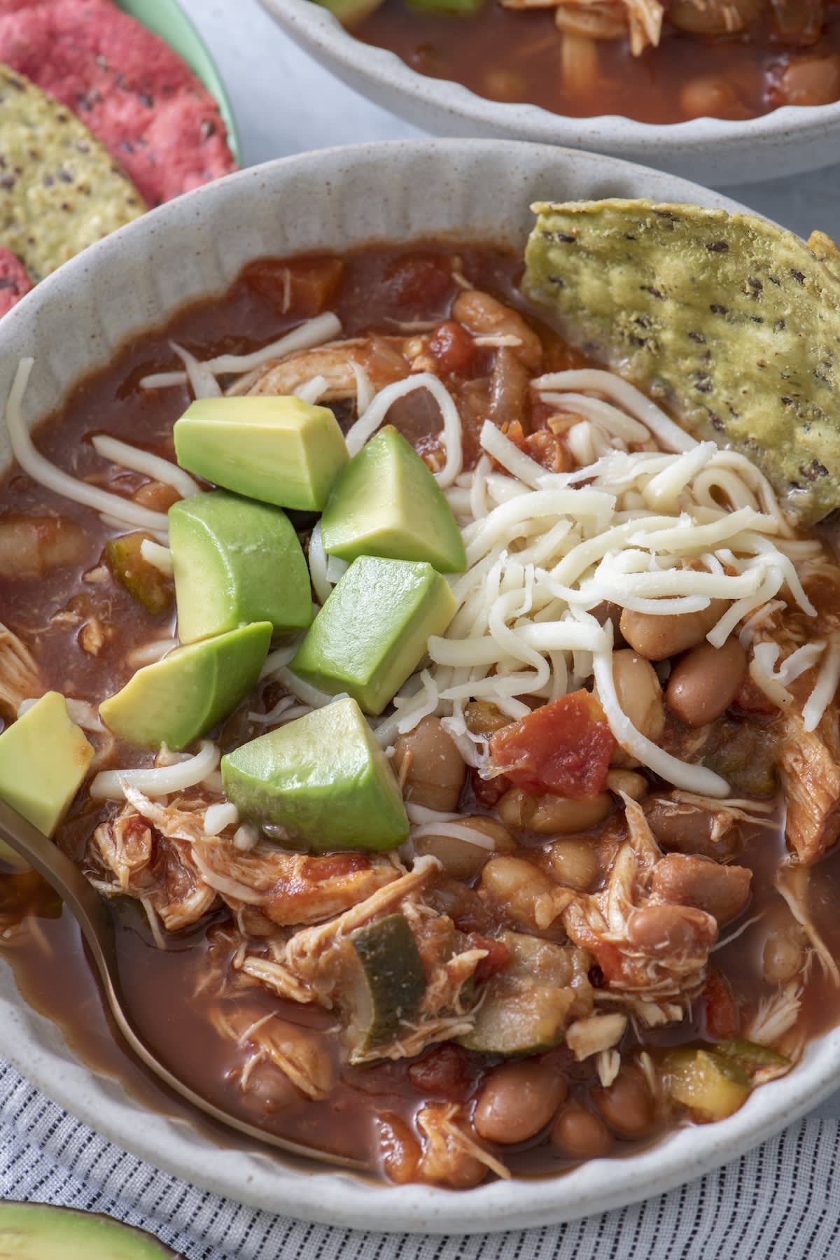 Slow Cooker Chicken Chili