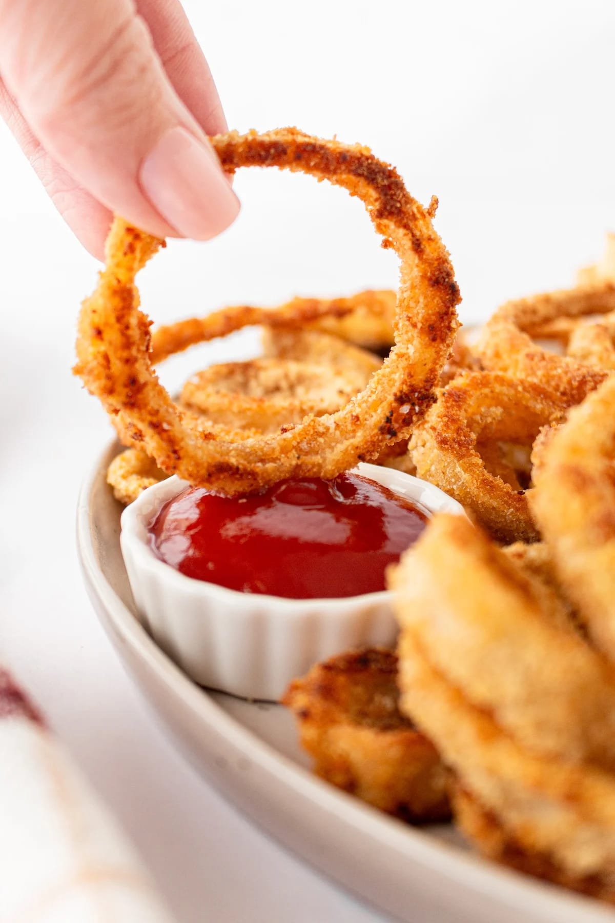 Crispy Baked Onion Rings