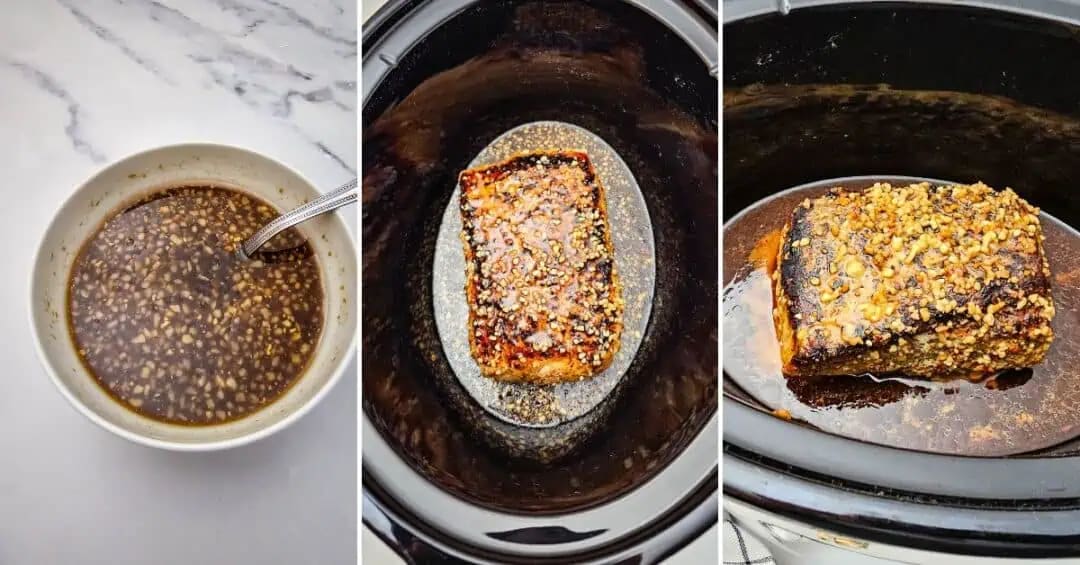 Honey Garlic Crock Pot Pork Roast