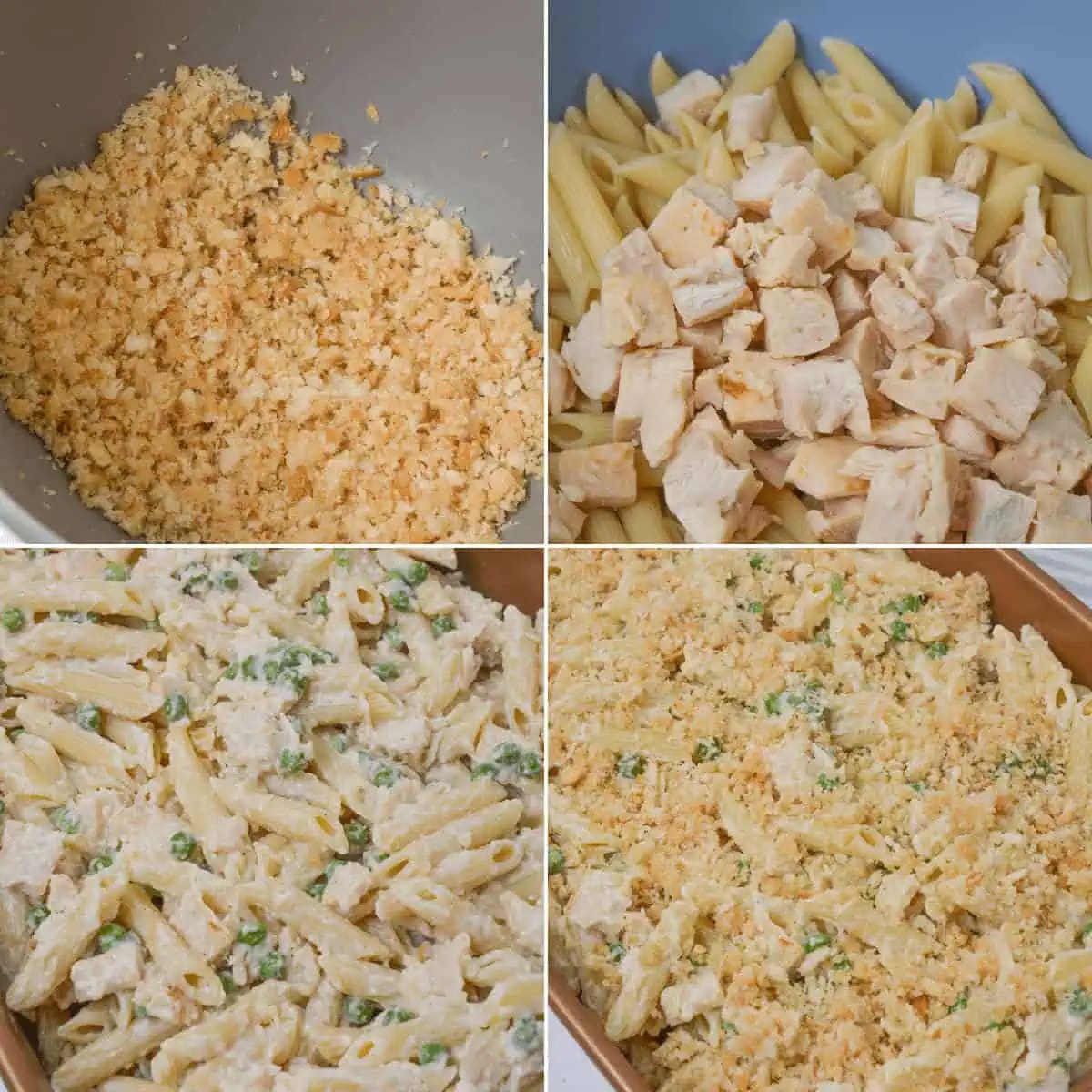 Garlic Parmesan Pasta with Chicken