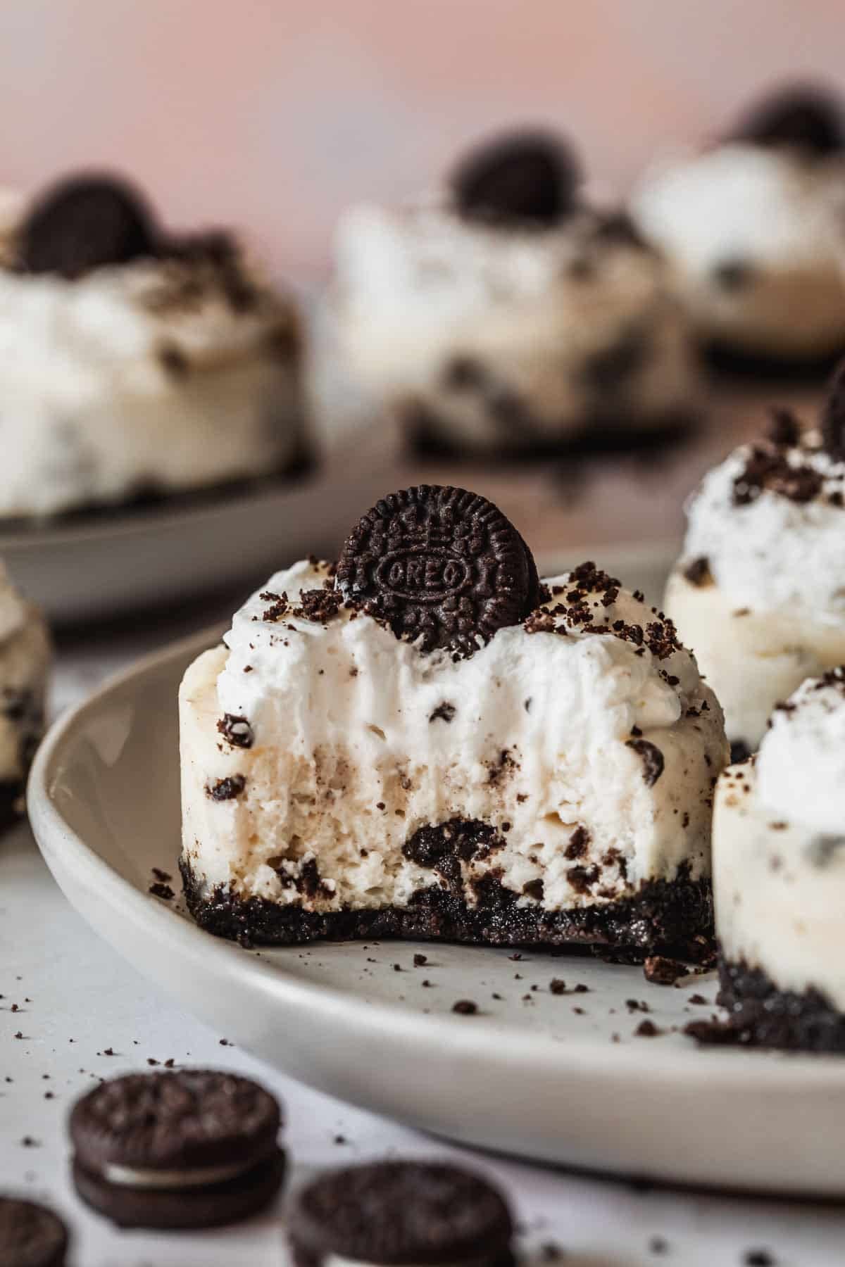 Mini Oreo Cheesecakes