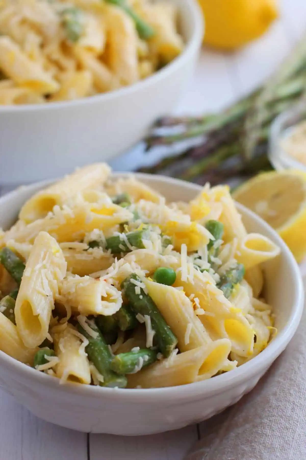 Lemon Asparagus Pasta