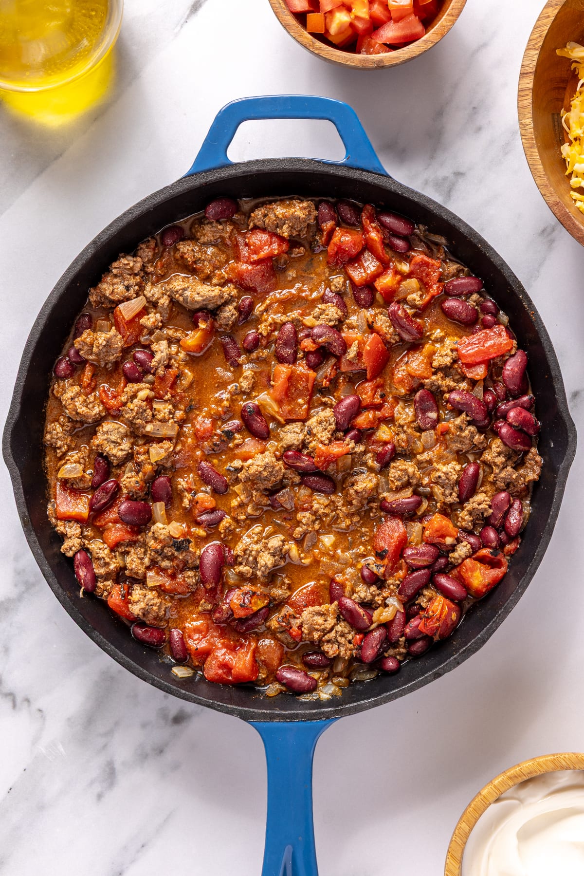 Easy Skillet Beef Chili
