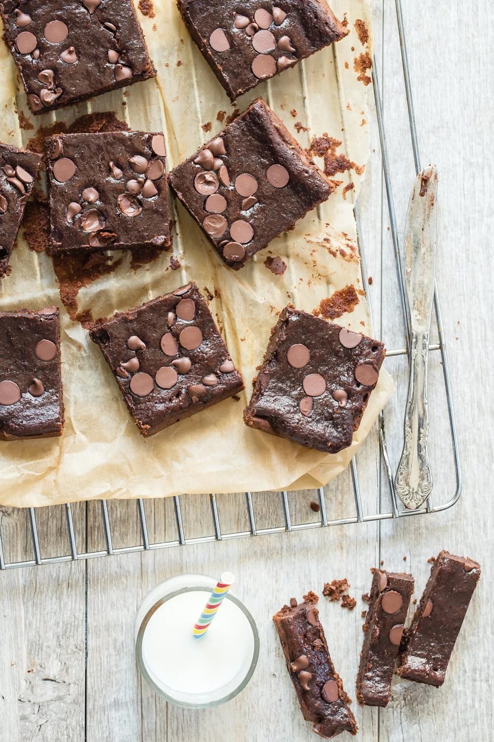 Gluten Free Double Chocolate Black Bean Brownies