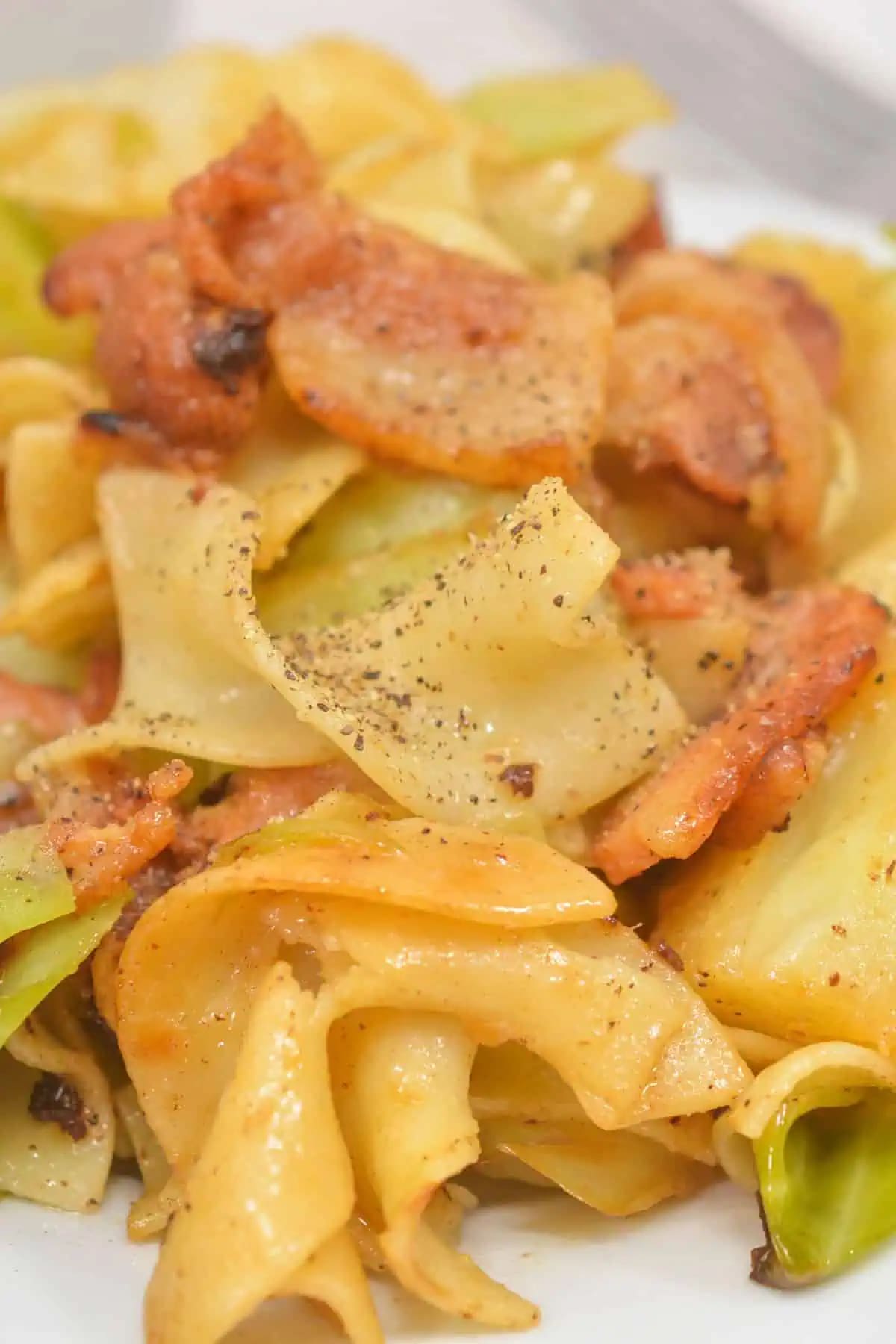 Haluski (Cabbage and Noodles) 