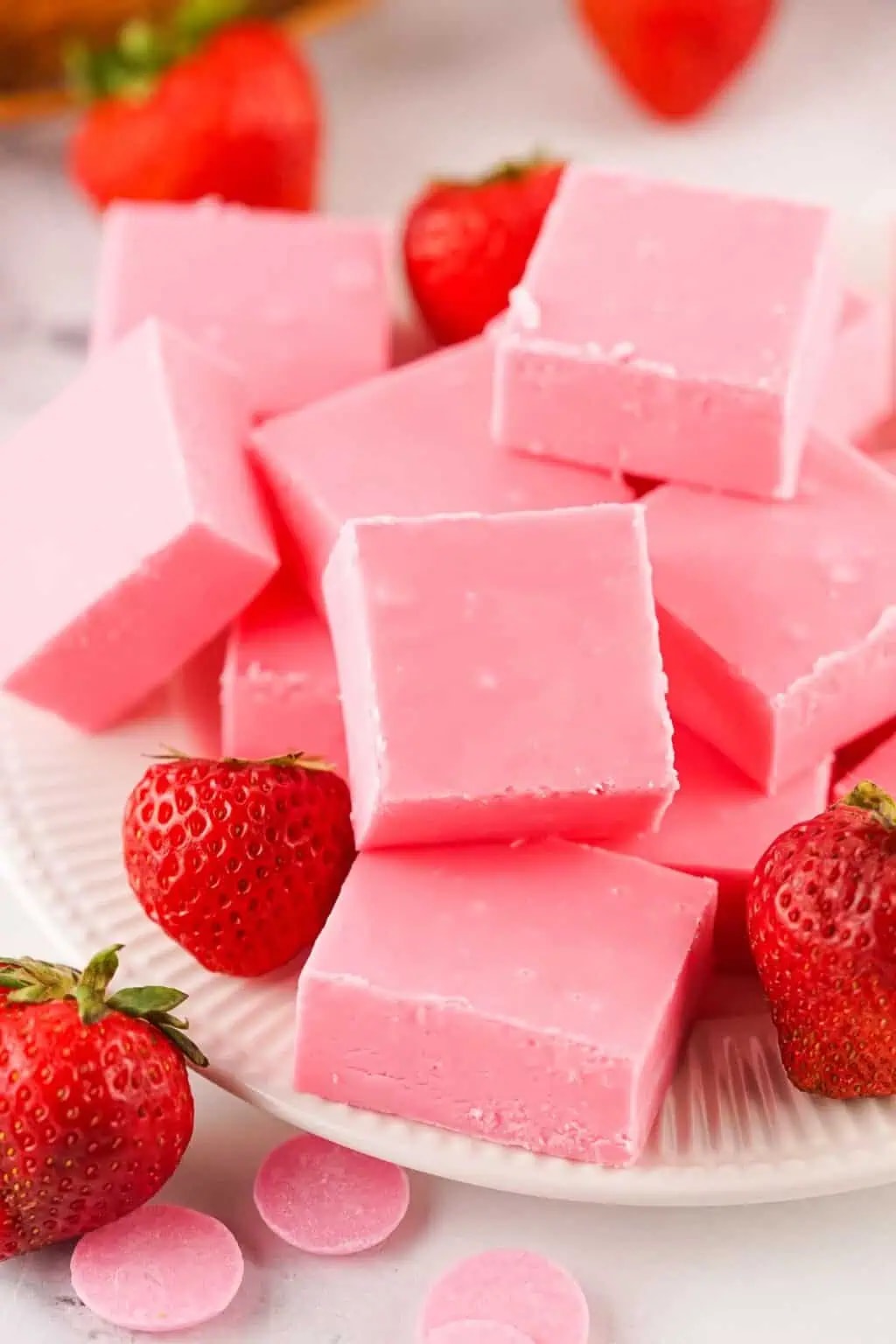 Strawberry Fudge (2 Ingredients)