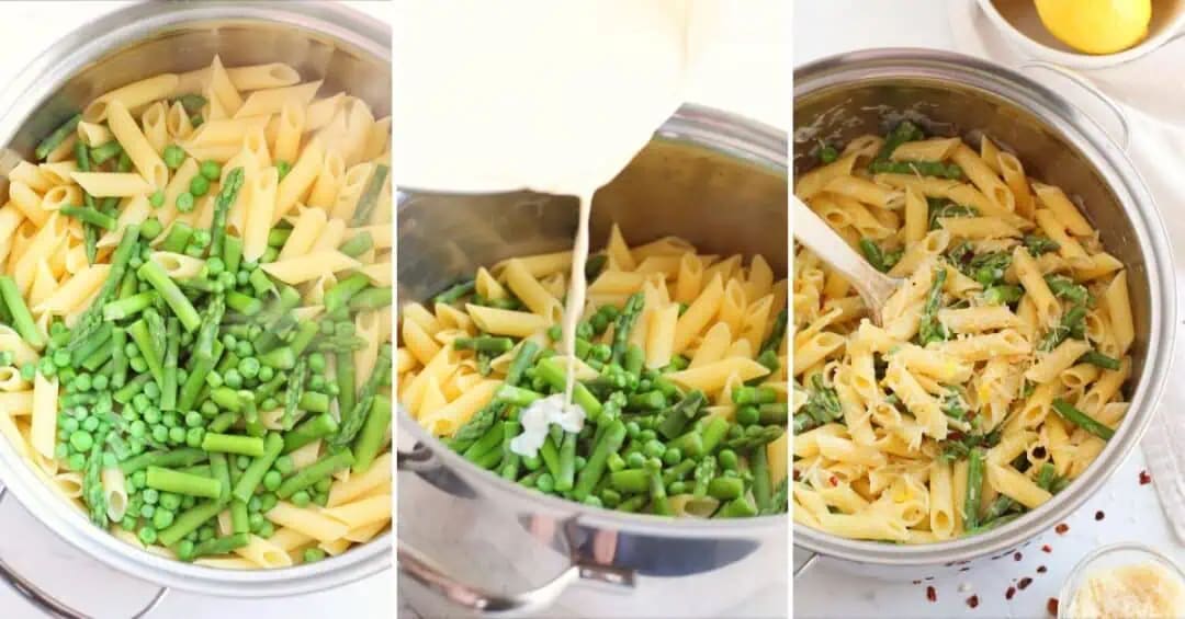 Lemon Asparagus Pasta