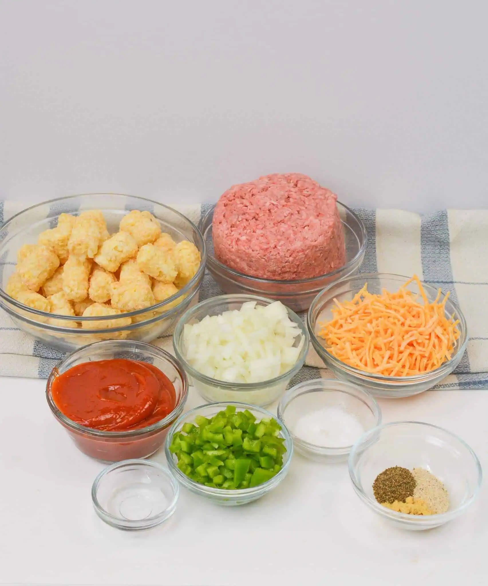 Sloppy Joe Tater Tot Casserole