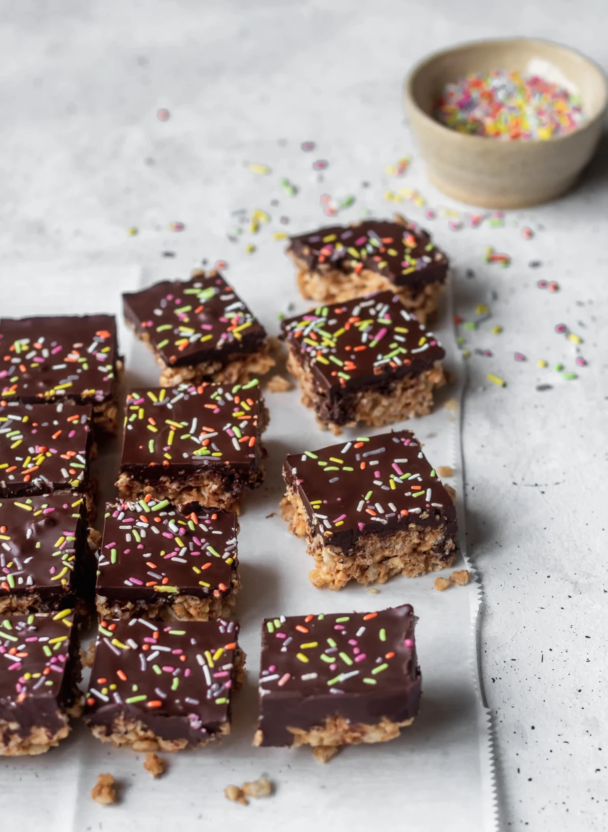 Crispy Chocolate Peanut Butter Bars