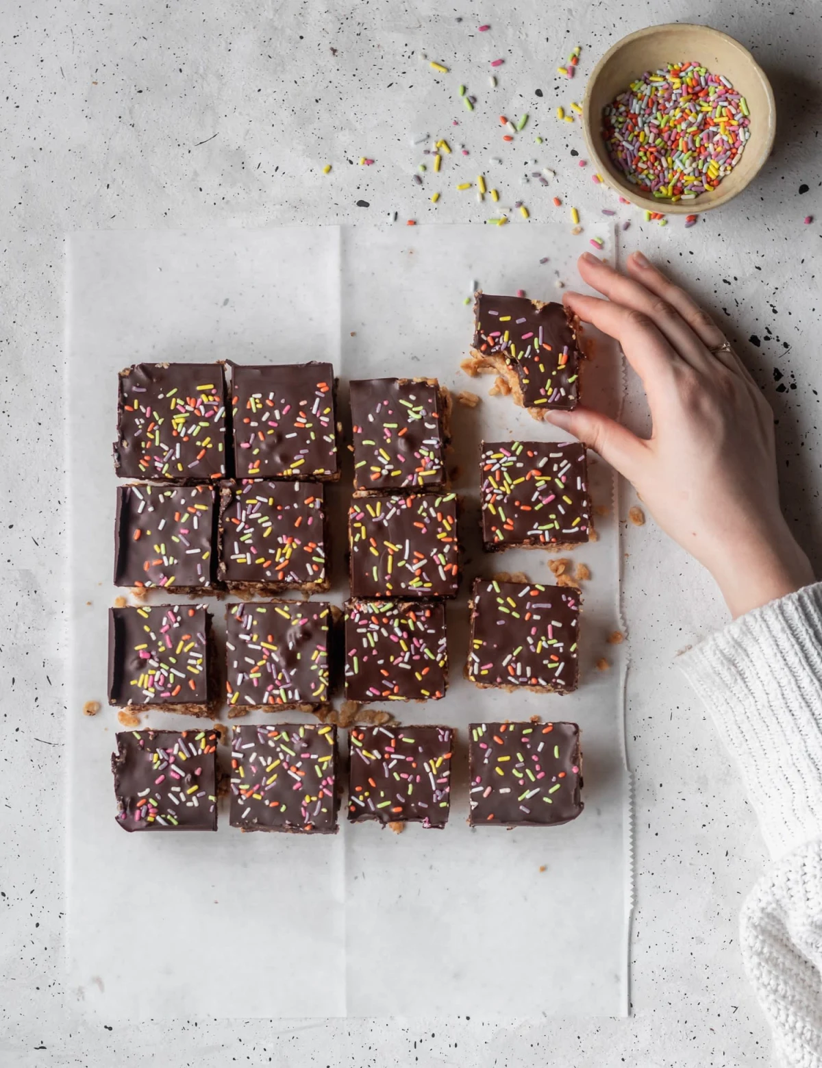 Crispy Chocolate Peanut Butter Bars