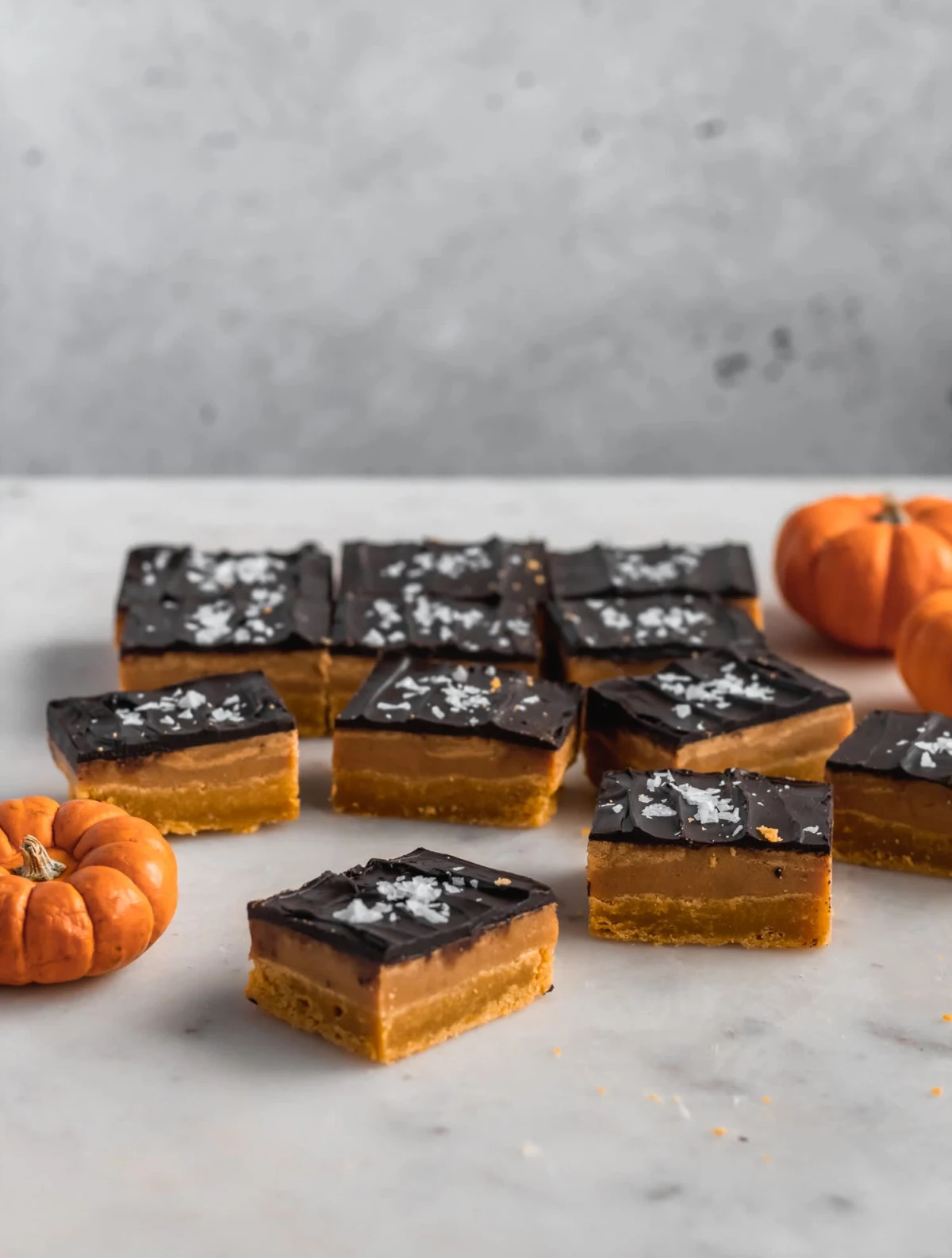 Pumpkin Millionaire’s Shortbread
