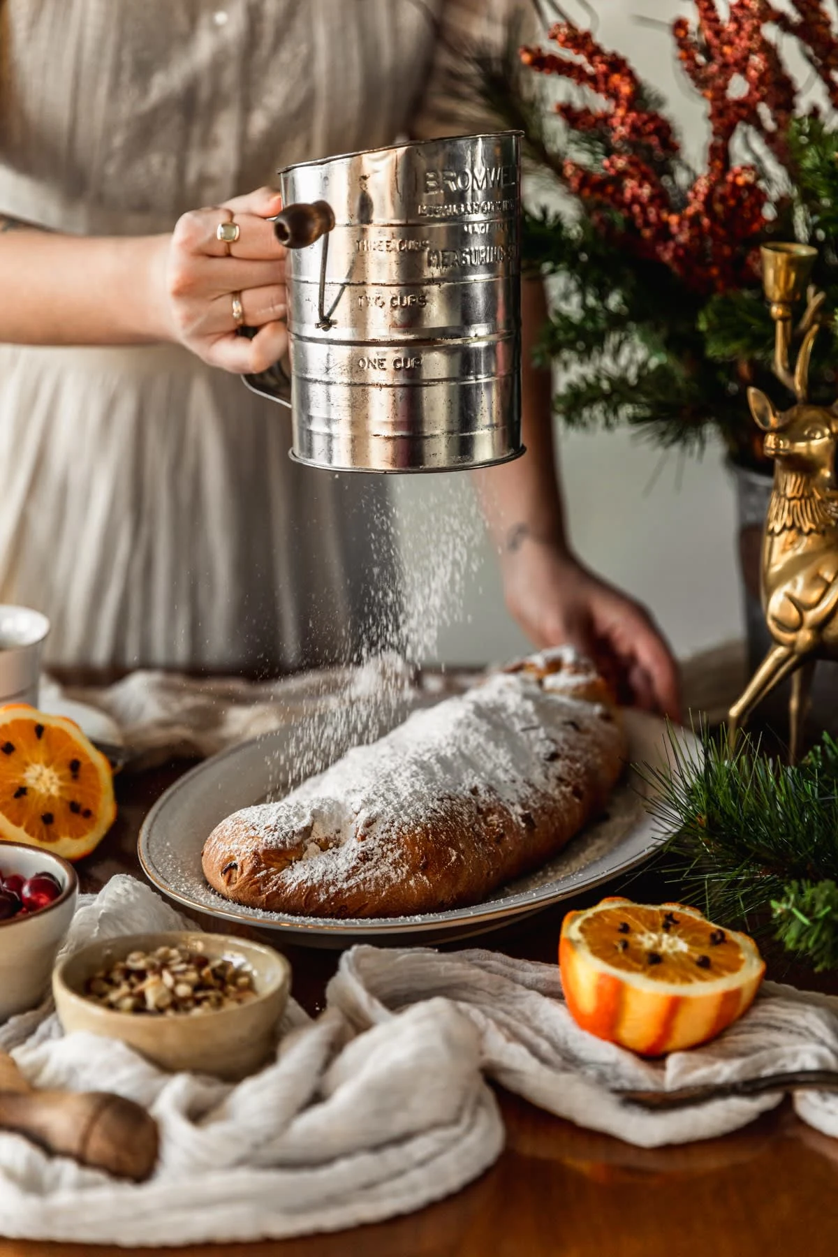 Stollen With Hazelnut Marzipan