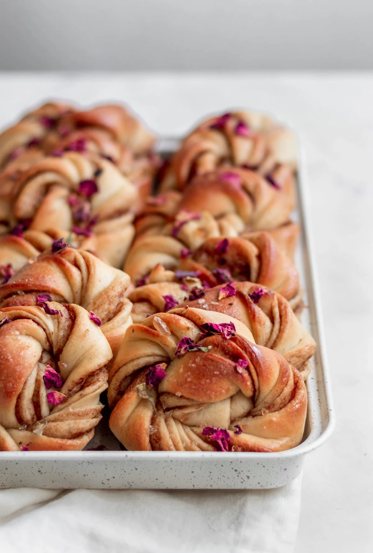 Rose Cardamom Buns